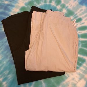 Wide leg khaki and dark olive dress pants 18w bundle #20